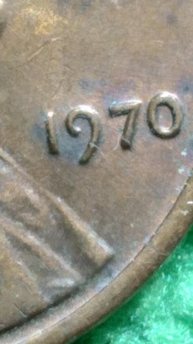1970 Lincoln Cent ERROR with a doubled "97" in the date - Picture 5 of 7