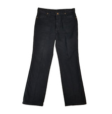 Wrangler jeans men's 36x34 Cowboy Cut 936WBK black denim pants retro