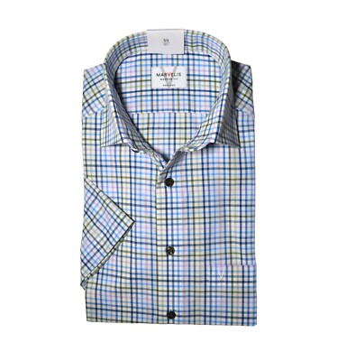 Marvelis Men`s Short Sleeves Shirt - 7224/52
