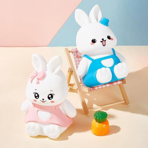 Lampada coniglio in silicone con batteria simpatica bambini luci notturne 5 colori led che cambiano - Foto 13 di 26