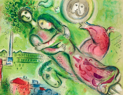 Original Poster - Marc Chagall - Opera Paris - Romeo and Juliet