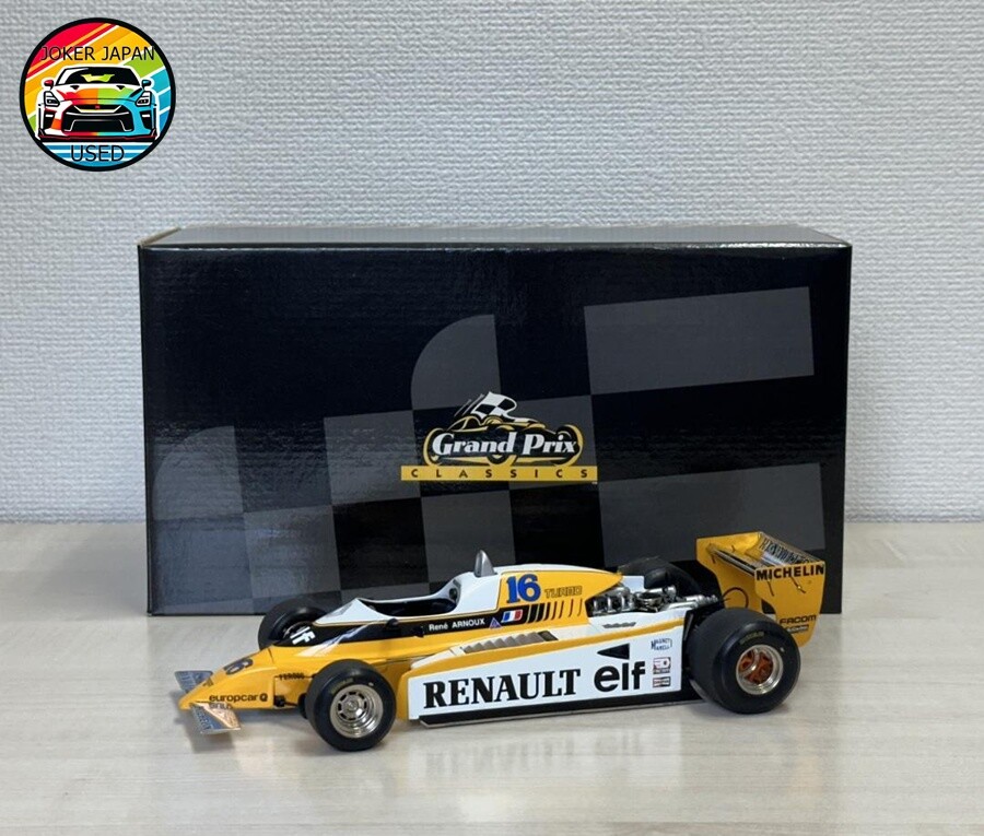 Exoto 1/18 Renault RE20 Turbo F1 1980 French GP #16 GPC97091 Exoto 1/18 Renault RE20 Turbo F1 1980 French GP #16 GPC97091