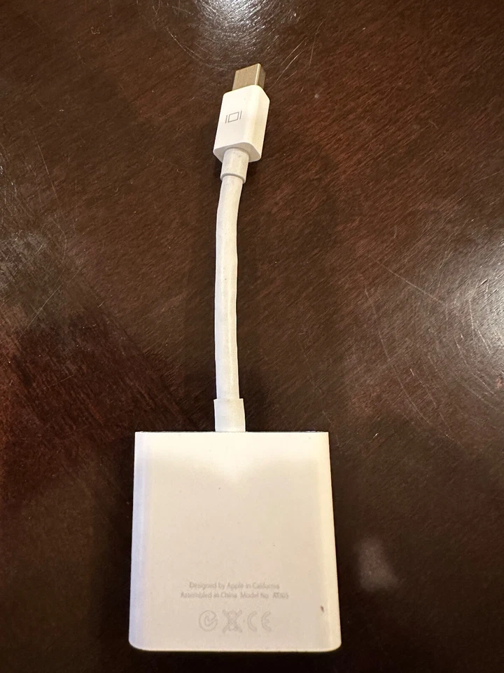 Apple A1305 Thunderbolt Mini DisplayPort to DVI Cable Monitor Adapter Genuine - Image 4 of 4