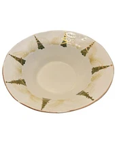Feba Italia Antigianato Large Holiday Christmas Tree Serving Bowl 15” Italy