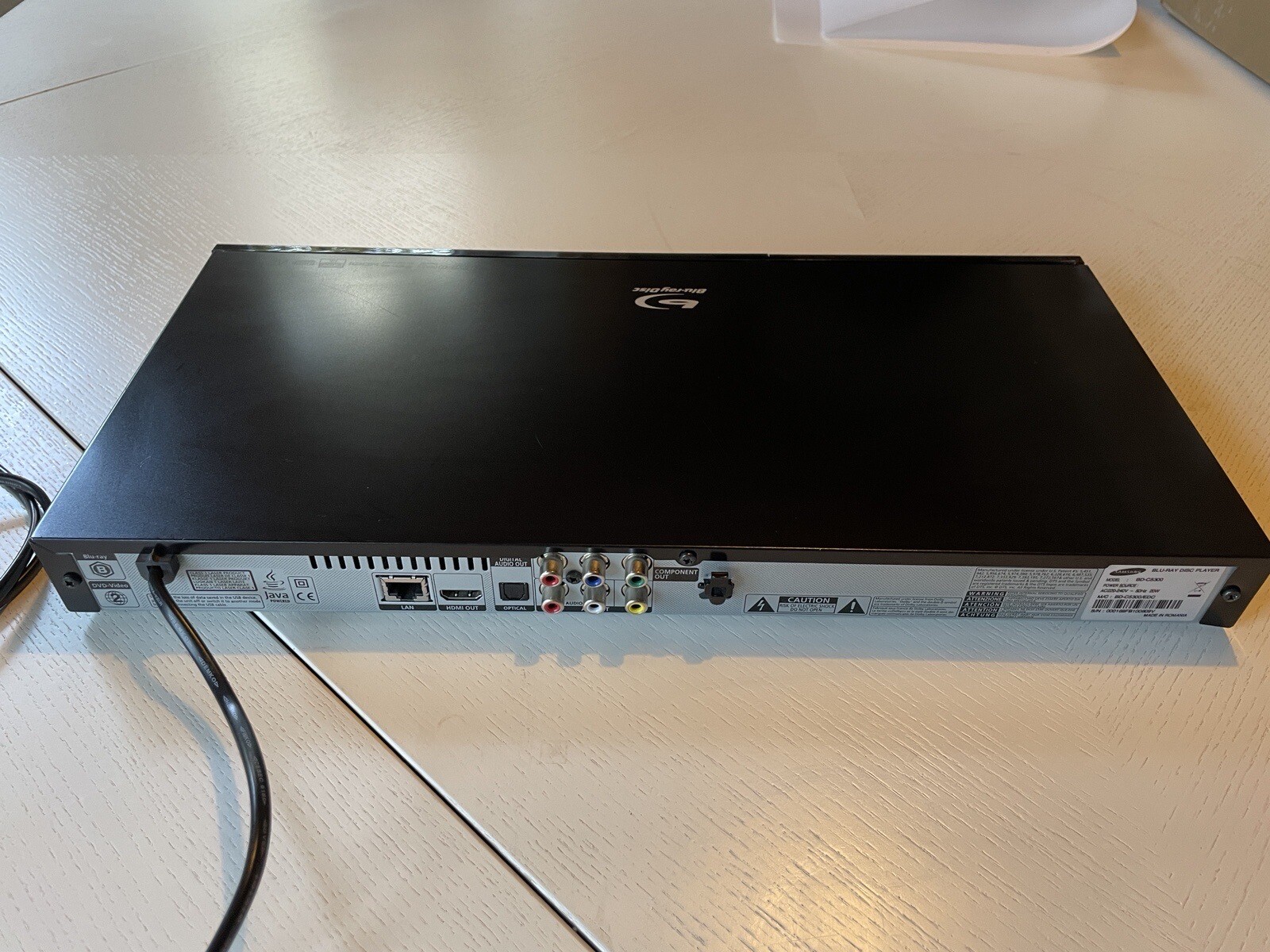 Samsung BDC5300 BluRay Player und DVD Player in schwarz