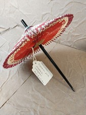 Vtg Japanese Small Cigarette Wrapper Origami Parasol Umbrella  Wagasa  
