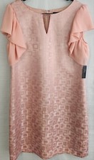 Tahari Arthur S. Levine NWT Womens Pretty In Pink Dress Size 6 Back Zipper $128