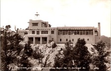 Photo Postcard Cheyenne Lodge From Observation Point Top of Cheyenne Mountain