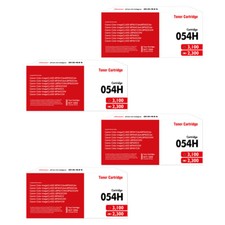4PK Toner Compatible With Canon 054 H imageClASS MF644cdw MF642cdw MF640C LBP620