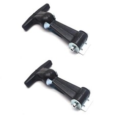 Black T-Handle Latch Boat Hatch Latches Metal Latch Draw Latch Rubber Hatch 5" x