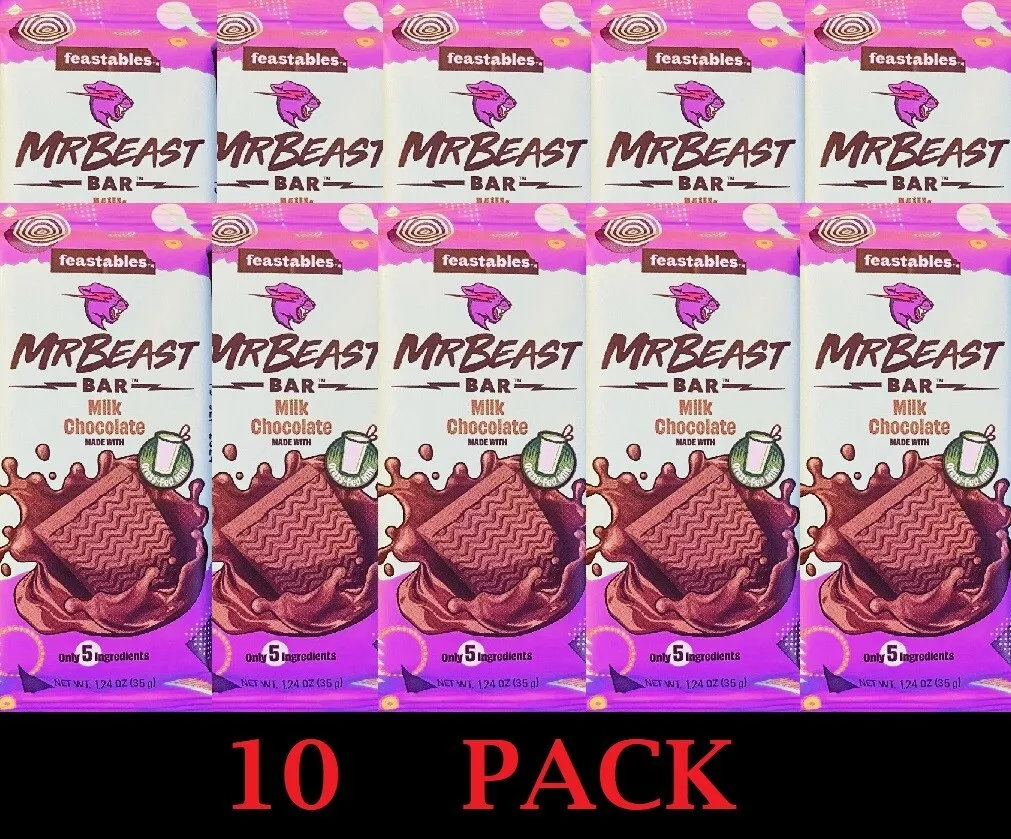 Feastables Mr. Beast Chocolate Bar various Varieties 