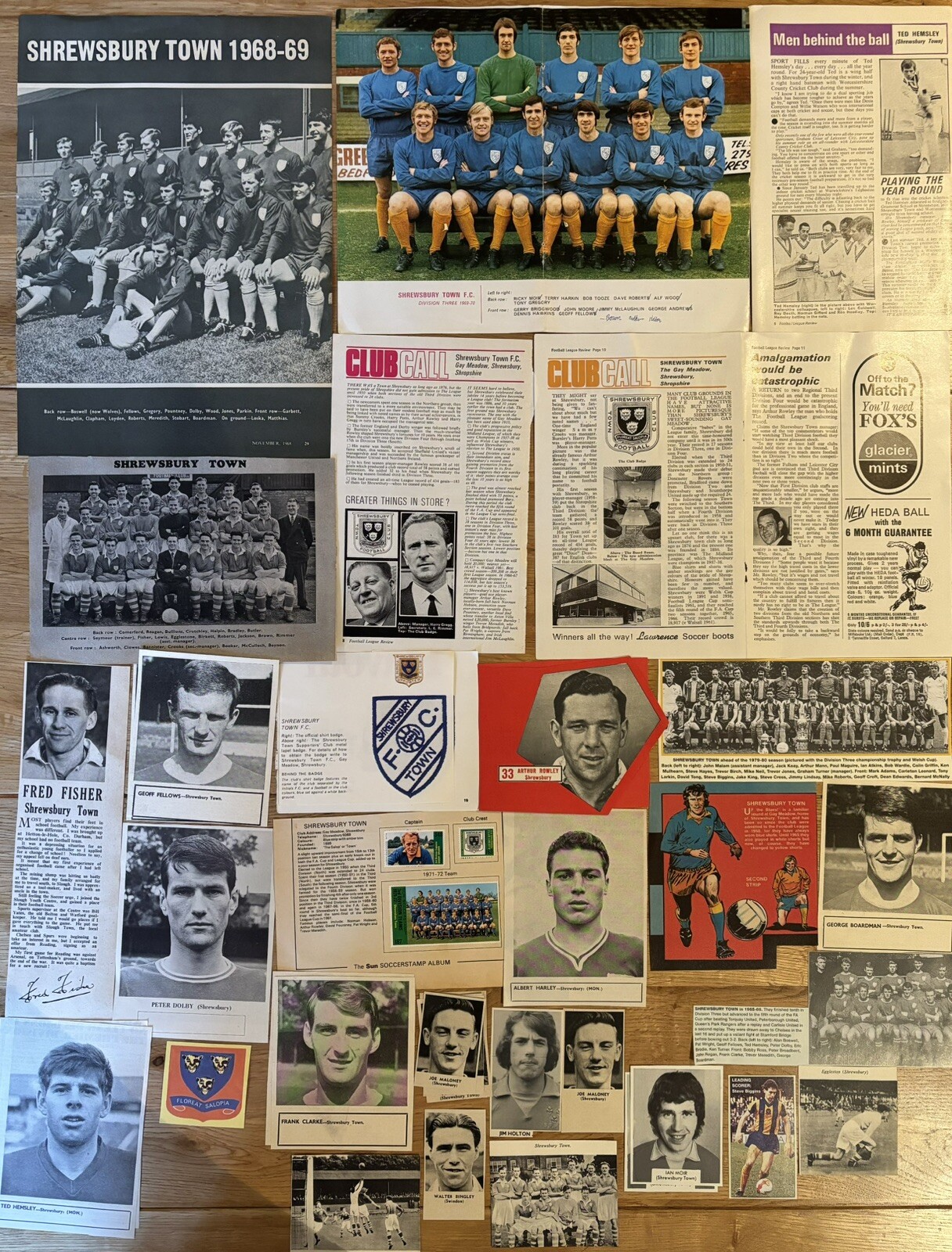Shrewsbury Town FC Memorabilia. Job Lot eBay