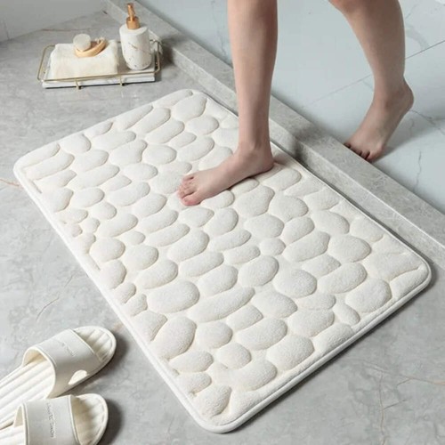 Non-Slip Embossed Bathroom Mat - 第 8/8 張圖片