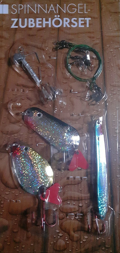 MARKENLOS Spin Angelset Set Zubehör Angelzubehör Angel Hecht