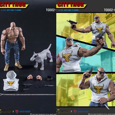 TAKETHAT X CRAZY FIGURE CITY THUG YELLOW 1/12 Action Figure Model