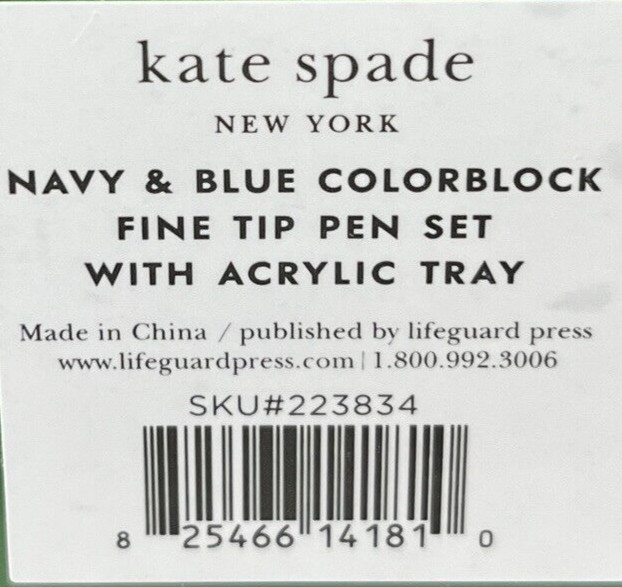 Kate Spade Pen Set Fine Tip - Black Ink thumbnail 5