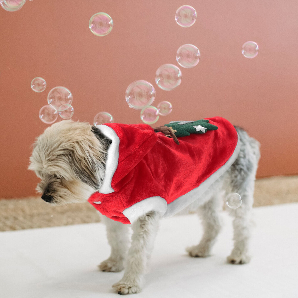 3 Pc Dog Christmas Clothes Christmas Pet Costume Coat Funny Elder eBay