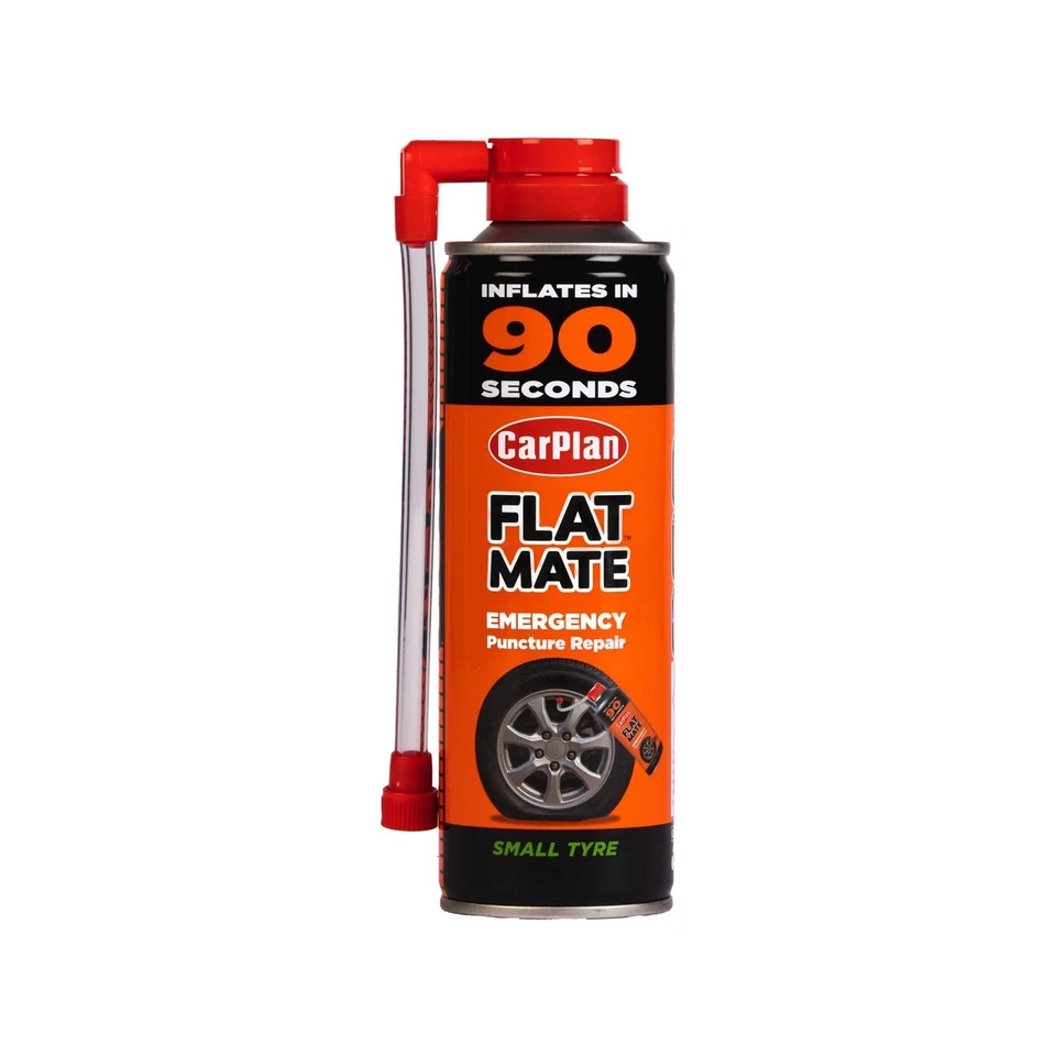 CarPlan Flat Mate Tyre Inflator Emergency Puncture Repair Small Tyre 14" 300mL