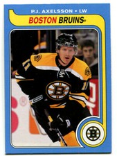 2008-09 OPC Retro P.J. Axelsson Card #441 Boston Bruins