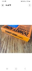 sigillo circolare Donkey Kong Classics completo di scatola nintendo nes gioco originale