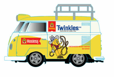 ミニカー Hostess1950 VW Van Limited Edition 750 1960 Volkswagen Delivery Van Hostess Ding Dongs Wimbledon