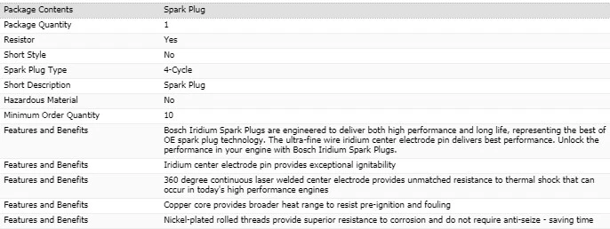 8 piezas bujías Bosch doble platino para BMW 750LI V8-4,8 L 2006-2008 Foto 4 de 4