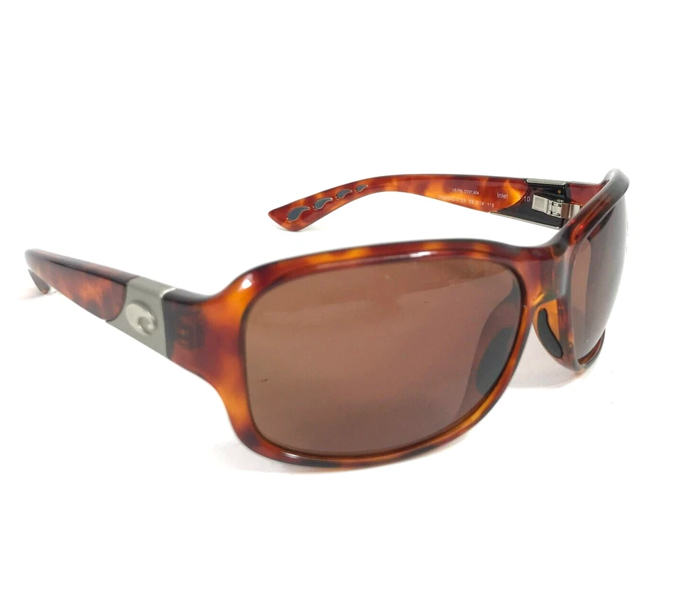 Gafas de sol Costa INLET 0699042-0158 monturas cuadradas tortuga cobre plata 580P Foto 3 de 4