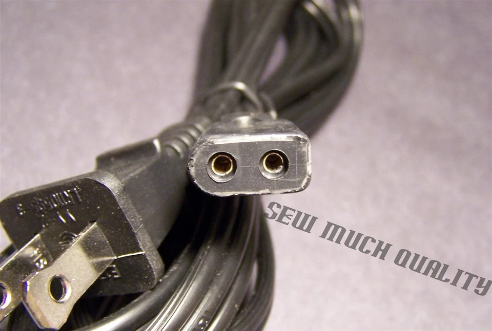 CORD Power Janome NewHome 1600P-QC 3050 4123 5000 6060QC 6125QC 6260QC 7061NX + Foto 3 de 3