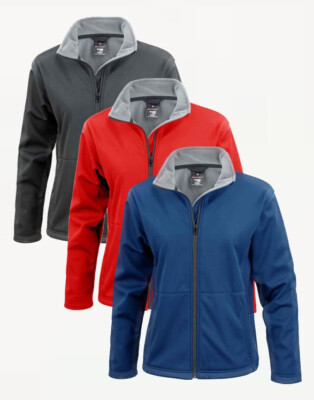 Result Damen Frauen wasserdichte Fleece gefütterte Softshell Jacke Mantel