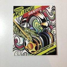 Lot of 8 Crayola Art With Edge GRAFFITI 40 Premium Pages Coloring Books 2016 New