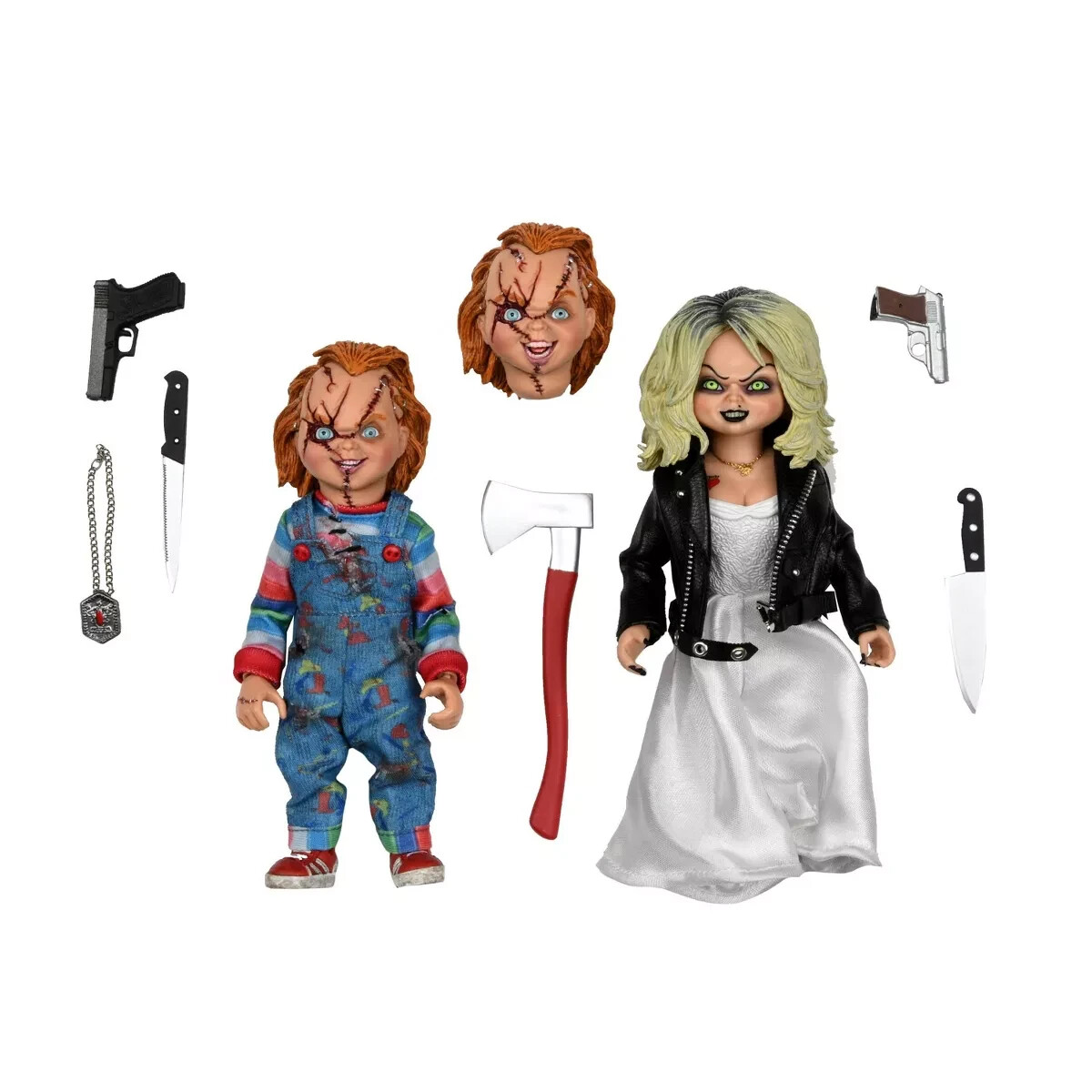 NECA Bride Of Chucky Clothed Chucky And Tiffany (SEE DETAILS