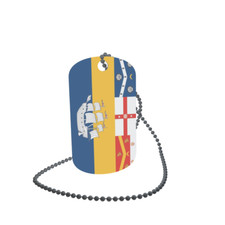 Dog Tag Flag Bunting Sydney Dog Tag Aluminium 30 x 50mm