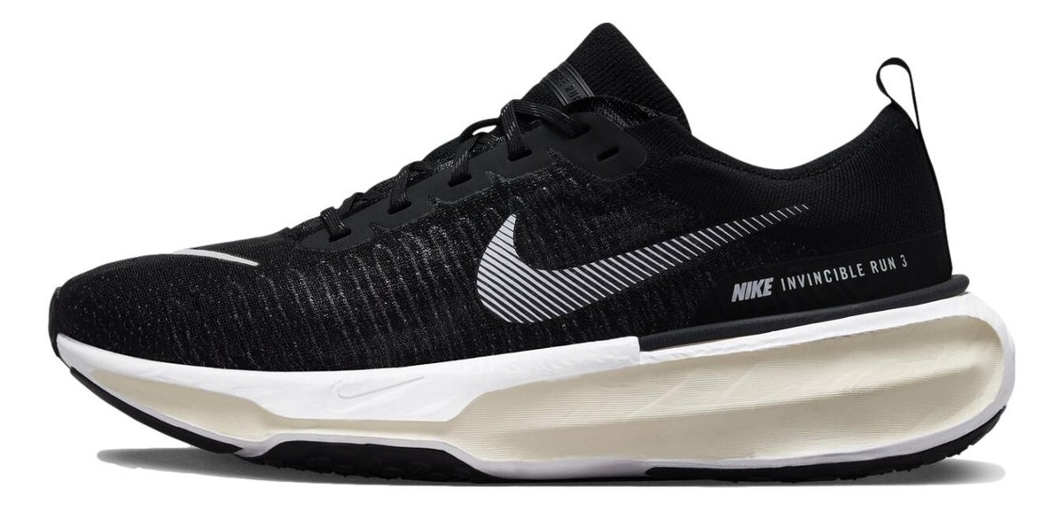 スパイク・シューズ NIKE ZOOMX Invincible RN 3 FP Size 7 - Nike ZoomX Invincible Run Flyknit 3 'Black White' DR2615