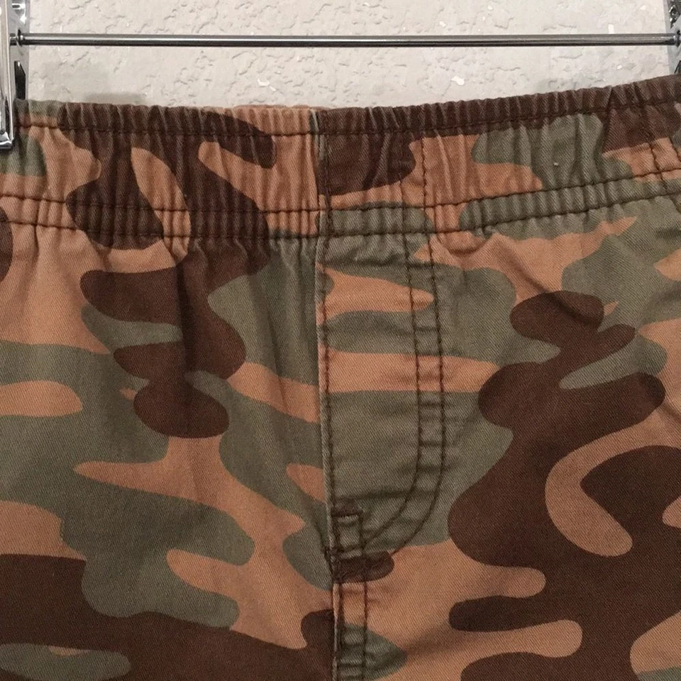 Pantalones Cortos Circo Niño Bebé Niños 18M Marrón Camuflaje Pull On 100% Algodón Verano Exterior Foto 2 de 4