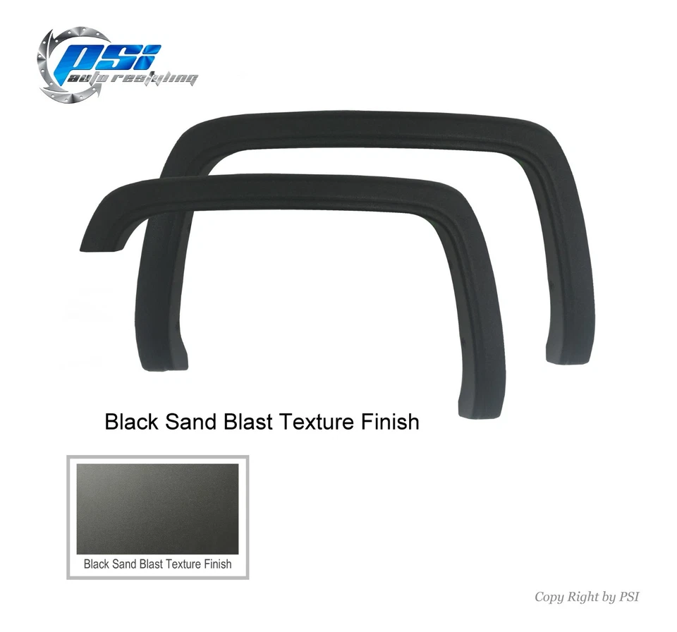 Textured OE Style Fender Flares Fits GMC Sierra 2500HD / 3500 HD 2015-2018 Foto 3 de 3