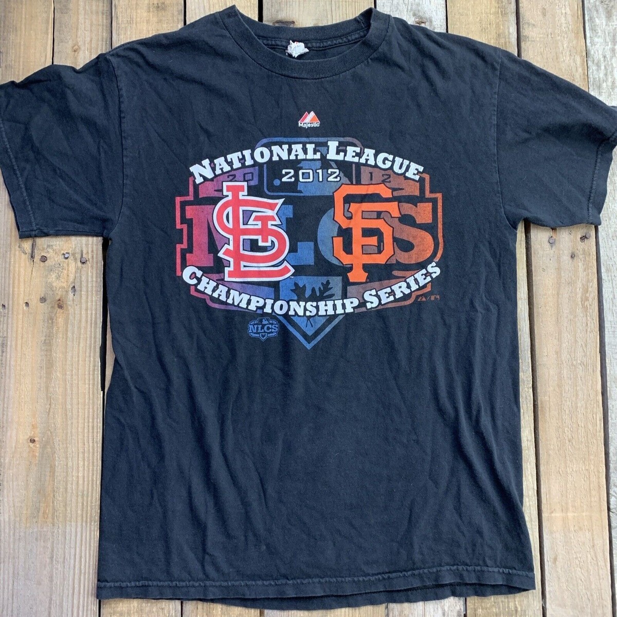 BABYL 2012 SU-L 聖誕祭 Tシャツ Mサイズ 古着 St Louis Cardinals 2012 San Francisco Giants Mens T-Shirt Size M