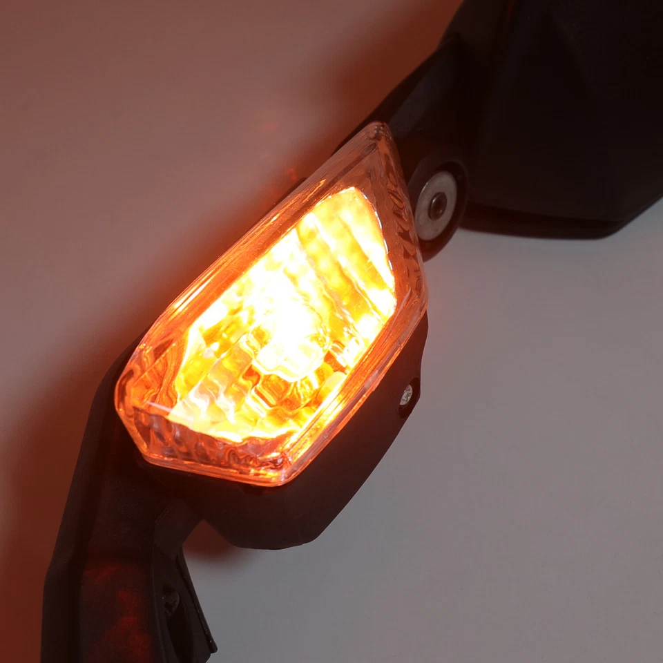 Left Right Mirrors with Turn Signal Light For Kawasaki Ninja ZX 10R 08-10 ZX10R - Image 3 of 4