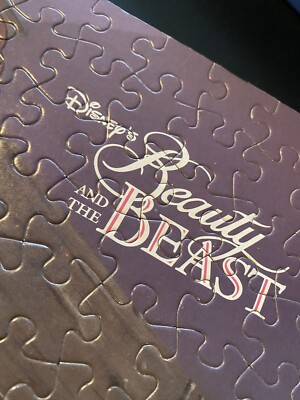Vintage 1990's Disney Beauty & The Beast 200 Piece Jigsaw Puzzle