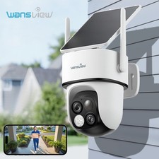 Wansview Wireless WiFi Security Camera System Outdoor Night Vision Solar Powered