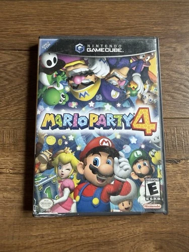 Mario Party 4 (Nintendo GameCube, 2002) Complete w/ Manual Tested Fast Shipping!