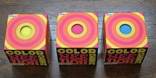  Lot of 3 Nee Doh Color Change Squish Stress Ball Pink Blue Yellow NeeDoh NIB