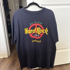 Vintage 90s Hard Rock Cafe Nashville T Shirt XL Made in USA Retro