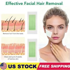 10PCS Hair Removal Paper Double Sided Cold Wax Strips Body Depilatory Patch Skin