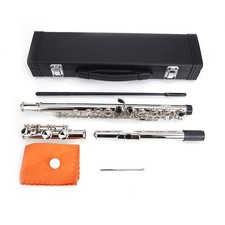 High Quality Professional 16 Keys Close Hole Nickel Plated Flute Key of C