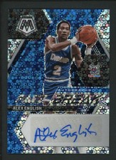 2022-23 ALEX ENGLISH AUTO PANINI MOSAIC FAST BREAK DISCO BLUE AUTOGRAPHS