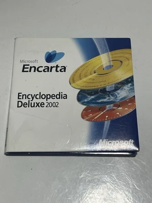 Microsoft Encarta Encyclopedia Deluxe: 2002 Windows PC 3 Disc - Image 1 of 3