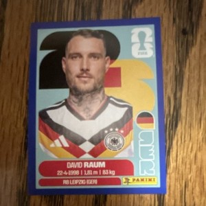 Panini FIFA World Cup 2026 Sticker GER 4 David Raum Germany Player Portrait