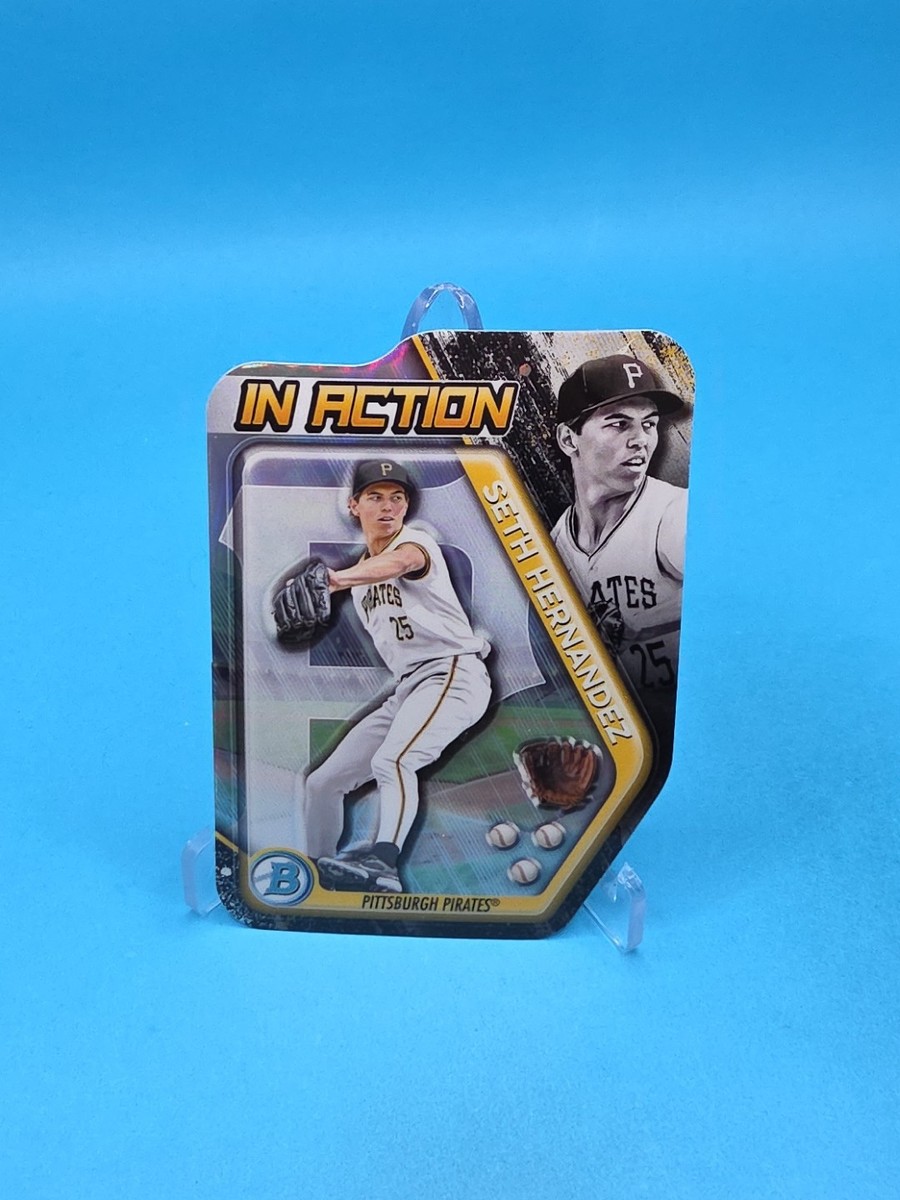 Seth Hernandez 2025 Bowman Draft #BIA-21 In Action Die Cut Insert