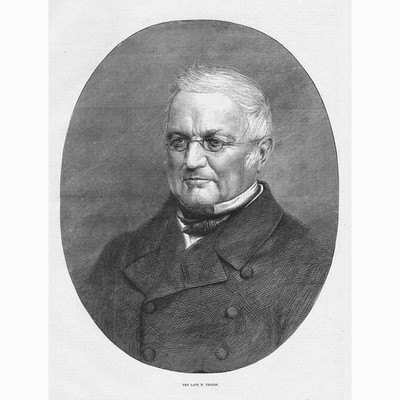 Adolphe Thiers French Statesman - Antique Print 1877