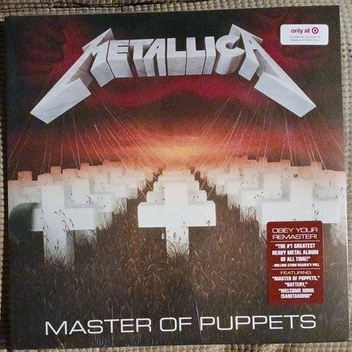 Metallica -Master Of Puppets TARGET Mint SEALED VINYL LP Current Press